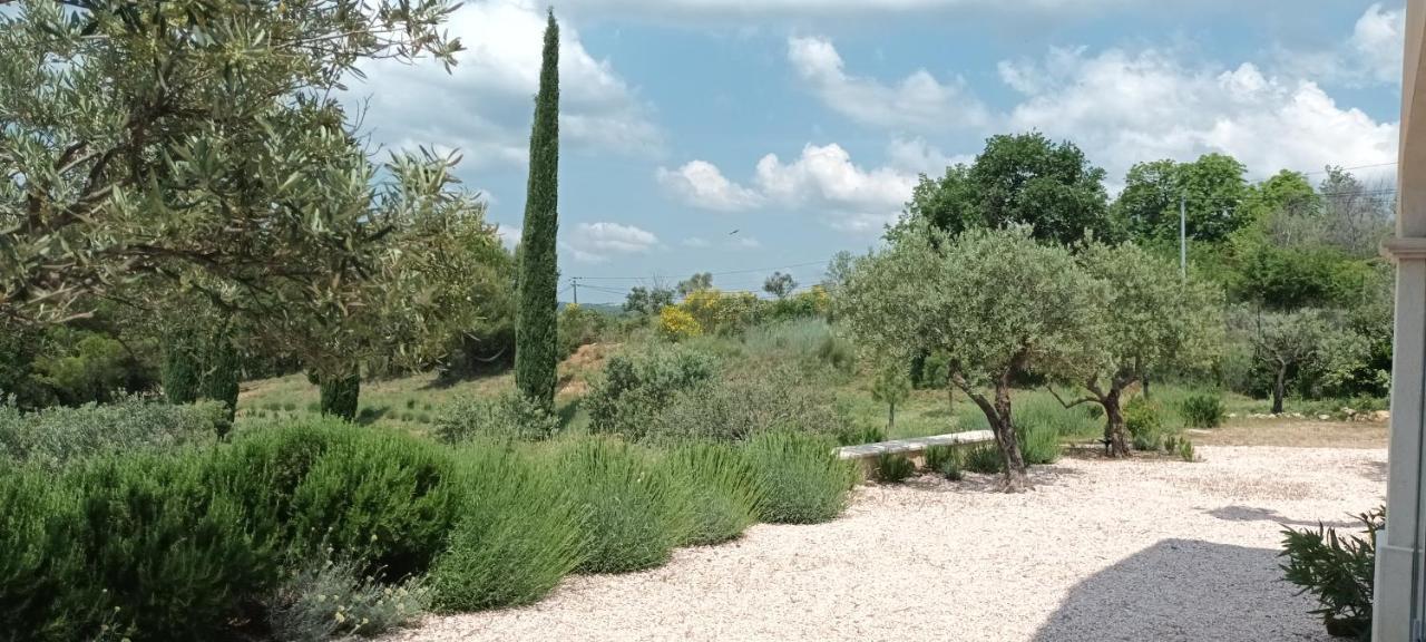 Bastide Au Milieu Des Vignes Et Des Oliviers Aups Villa Bagian luar foto